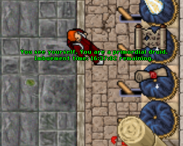 Verificando tempo de Imbuement