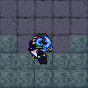 Portal Azul piscando
